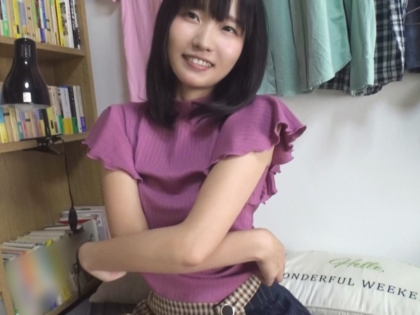 【敏感JD】スレンダー女子大生が恥じらいながら感じる！おっぱいとオマンコを責められ、喘ぎ声を我慢できない姿に興奮！ウブな反応がたまらない！♡